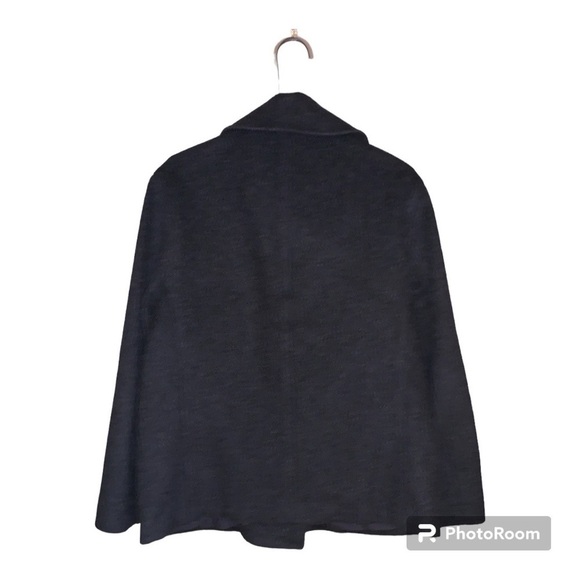 J Crew medium wool pea coat womens gray flaw preppy academia collegiate fall - Picture 10 of 10